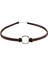 Kadın Süet Round Choker Kahve Renk 1