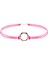 Süet Round Choker Pembe Renk 1