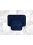 Alsatia 2'li Banyo Paspası - Indigo - 50 x 80 + 45 x 50 cm 1
