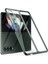Samsung Galaxy Z Fold 3 Kılıf Ince Metal Frame Lüx 360° Derece Esnek Kapak 1