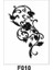 Çiçek Desen Stencil Şablon 21 x 30 cm F-010 1