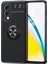 Oneplus Nord 2 5g Focus Serisi Yüzük Standlı Silikon Kılıf - Siyah 1