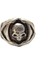 Iconic Skull Gümüş Kaplama Ayarlanabilir Yüzük 1