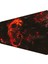 Gaming Oyuncu Mousepad 90X40 XXL Kaymaz Taban KIZIL EJDERHA 4mm Kalınlık 3