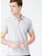Gri Erkek Cepli Polo T-Shirt 1