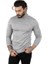 Gri Standart Fit Balıkçı Yaka Düz Kazak 2002292 1