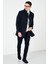 Slim Fit Pamuklu Kaşe Kaban Erkek Kaban 5840099 4