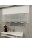 VP1650 Çift Mekanizmalı Tül ve Stor Perde Beyaz Pırıltı Desenli Etek Dilimli 150 x 260 2