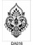 DA-016 Damask Desen Stencil Şablon 21 x 30 cm 1
