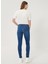Kadın Mavi Skinny Fit Denim Esnek Jean Kot Pantolon 4