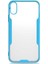 Apple iPhone x Kılıf Şeffaf Arka Renkli Çerçeve Hpr 1