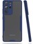 Samsung Galaxy S21 Ultra Kılıf G998 Şeffaf Arka Renkli Çerçeve Hpr 3