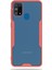 Samsung Galaxy M31 Kılıf M315 Şeffaf Arka Renkli Çerçeve Hpr 1