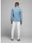 Düşük Bel Slim Fit Beyaz Erkek Denim Pantolon 3