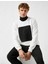 Erkek Kabartma Baskılı Sweatshirt 1