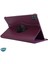 Apple iPad Pro 11'' 2021 3. Nesil Kılıf (A2377-A2459-A2301-A2460) 360 Rotating Stand Deri Mor 3