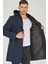 PLT8406 Dewberry Erkek Palto-Lacivert 1