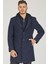 PLT8406 Dewberry Erkek Palto-Lacivert 4