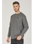 V4003 Reglan Kol Erkek Sweatshirt-Antrasit 4