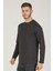 V4001 Erkek Sweatshirt-Siyah 5