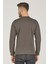 V4002 V Yaka Erkek Sweatshirt-Haki 3