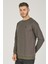 V4003 Reglan Kol Erkek Sweatshirt-Haki 4