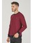 V4004 Erkek Sweatshirt-Bordo 5