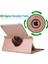 Apple iPad 10.2'' 9. Nesil (A2602-A2604-A2603-A2605) Kılıf 360 Rotating Stand Deri Rose Gold 3