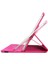 Apple iPad 10.2'' 9. Nesil (A2602-A2604-A2603-A2605) Kılıf 360 Rotating Stand Deri Pembe 4