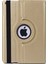 Apple iPad 10.2'' 9. Nesil (A2602-A2604-A2603-A2605) Kılıf 360 Rotating Stand Deri Gold 2