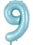 Partipan 9 Rakam Folyo Balon Mavi 76 cm 1