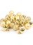 60 Adet Yılbaşı Cici Top Süsü 3 cm Gold Ağaç Süsü 1