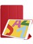 iPad Air 4 10.9 Inç Tablet Kılıf Smart Cover Standlı Slim Tablet Kılıfı - Kırmızı 1