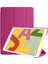 iPad Pro 12.9 Inç (2020) Tablet Kılıf Smart Cover Standlı Slim Tablet Kılıfı - Pembe 1