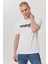 WRANGLER Erkek Beyaz Regular Fit Bisiklet Yaka T-Shirt 3