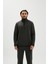 Backup Half Zip Erkek Gri Sweatshirt 1