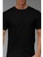 Erkek Süprem Bisiklet Yaka Siyah T-Shirt 0947 1