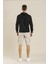 Carlis Düz Kapüşonlu Slim Fit Sweatshirt 4