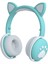 Kedi Kulak Bluetooth LED Işıklı Kablosuz Oyun Kulaklığı (Yurt Dışından) 1