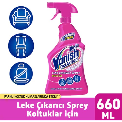 Vanish Kosla Oxi Action Koltuklar İçin Leke Çıkarıcı Sprey 660 ml