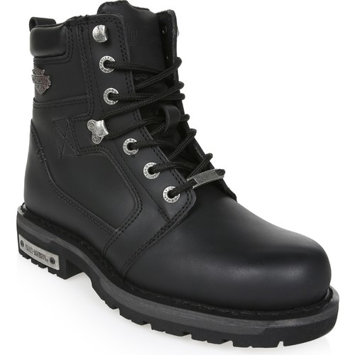 Harley-Davidson Arles 025M100704 Siyah Deri Bot