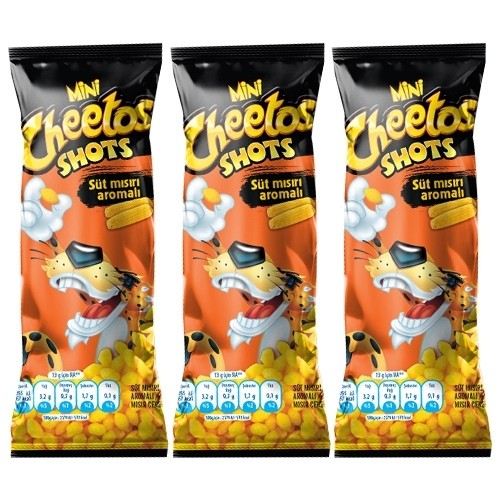 Cheetos Shots 3'lü Set Cips 42 gr Fiyatı - Taksit Seçenekleri
