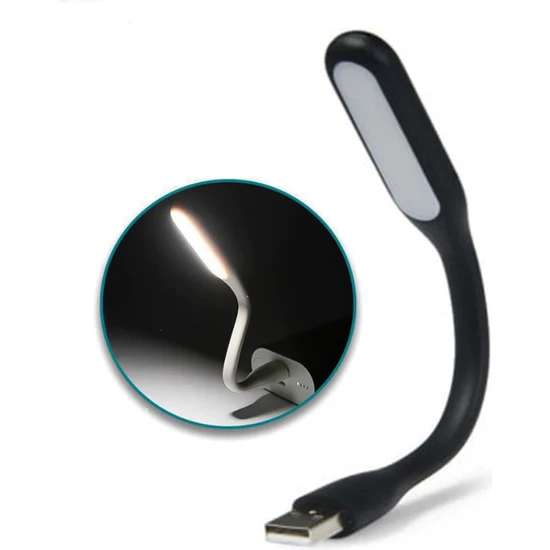 Efiks USB LED Işık Lamba Klavye Aydınlatma Kitap Okuma Lambası Siyah