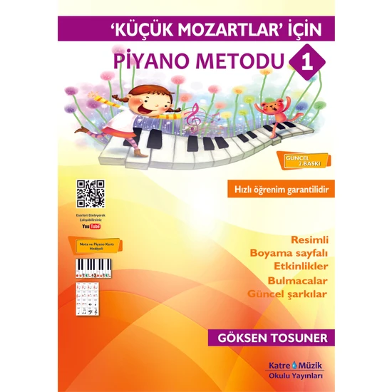 Katre Müzik Okulu Yayınları Küçük Mozartlar Için Piyano Metodu 1