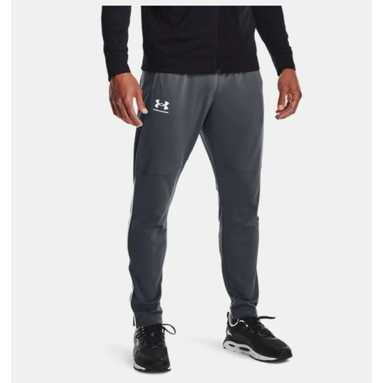 Under Armour Ua Pıque Track Pant Gri Erkek Eşofman 1366203-012