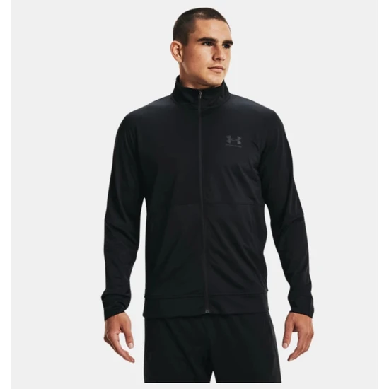 Under Armour Ua Pique Track Jacket Siyah Erkek Eşofman Üstü 1366202-001