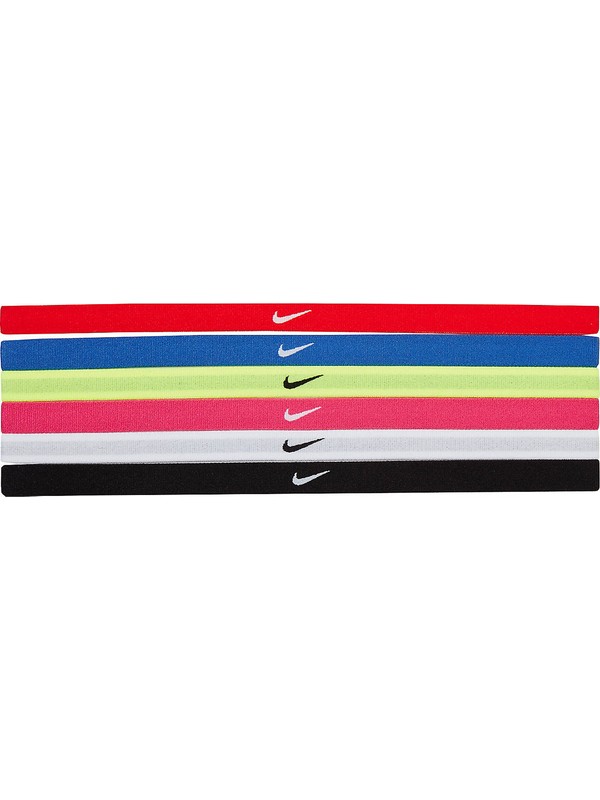 Nike Y Swoosh Sport Headbands 6 Pk Unisex Pembe Antrenman Saç Bandı N.100.3042.962.OS