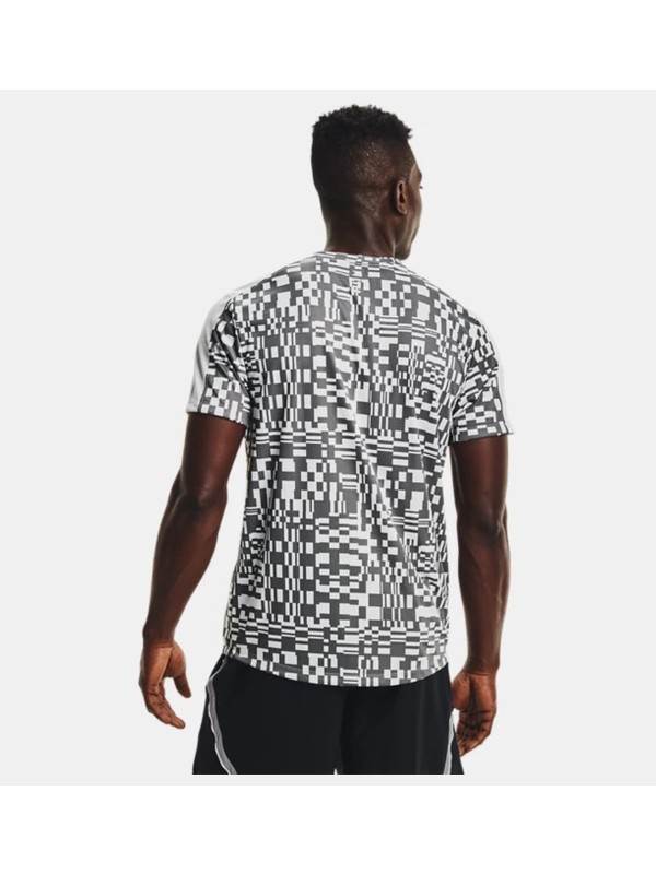 men's ua speed stride printed short sleeve