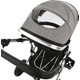 Jo Moyner Lux Gt Line Seyahat Sistem Bebek Arabası 3 In 1 Gri Silver