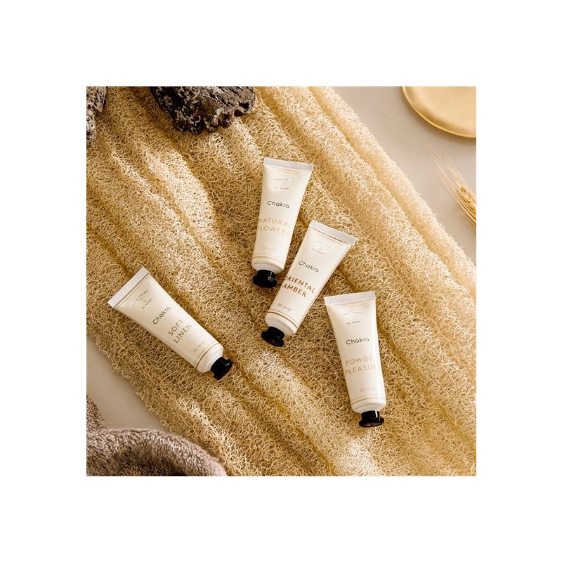 Chakra Natural Flowers El Kremi 30 ml Hassas Ciltler için Ferahlatıcı Nemlendirici